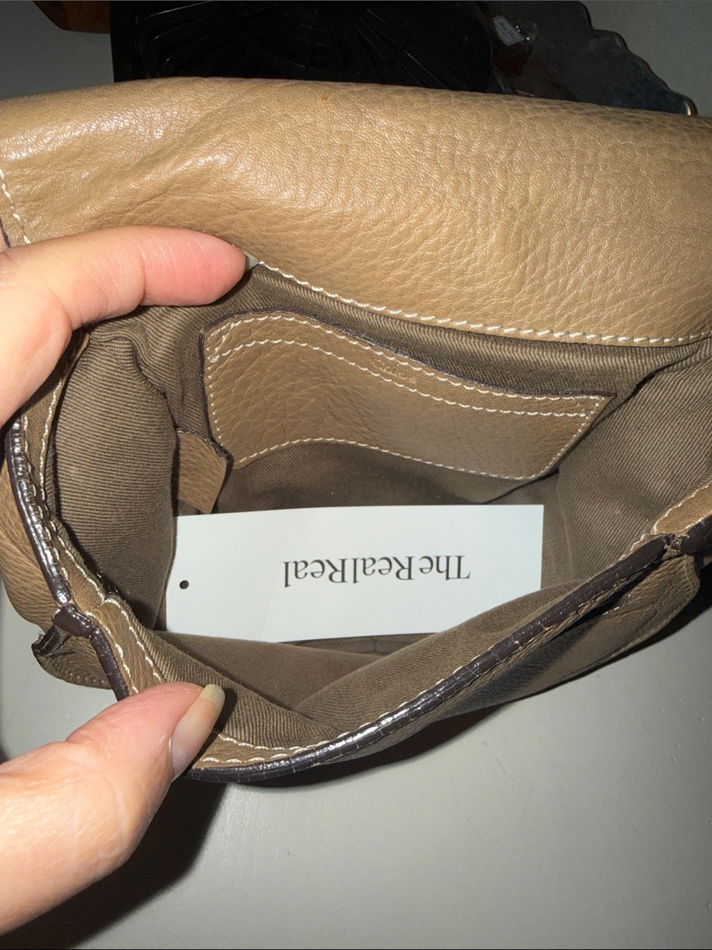 Chloe soft leather Small Saddle Bag in Brown - Picture 7 of 10